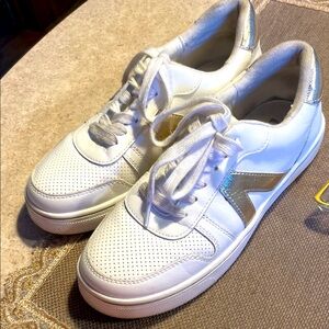 MIA White and Gold Textured Sole